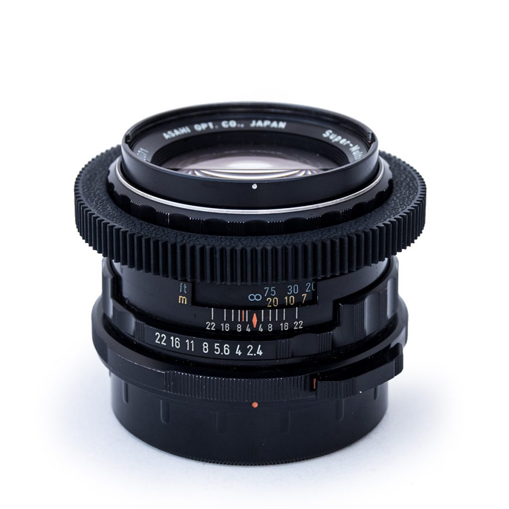 kit Pentax formato mediano lentes vintage 105 mm 55mm, full frame, PL Adapter